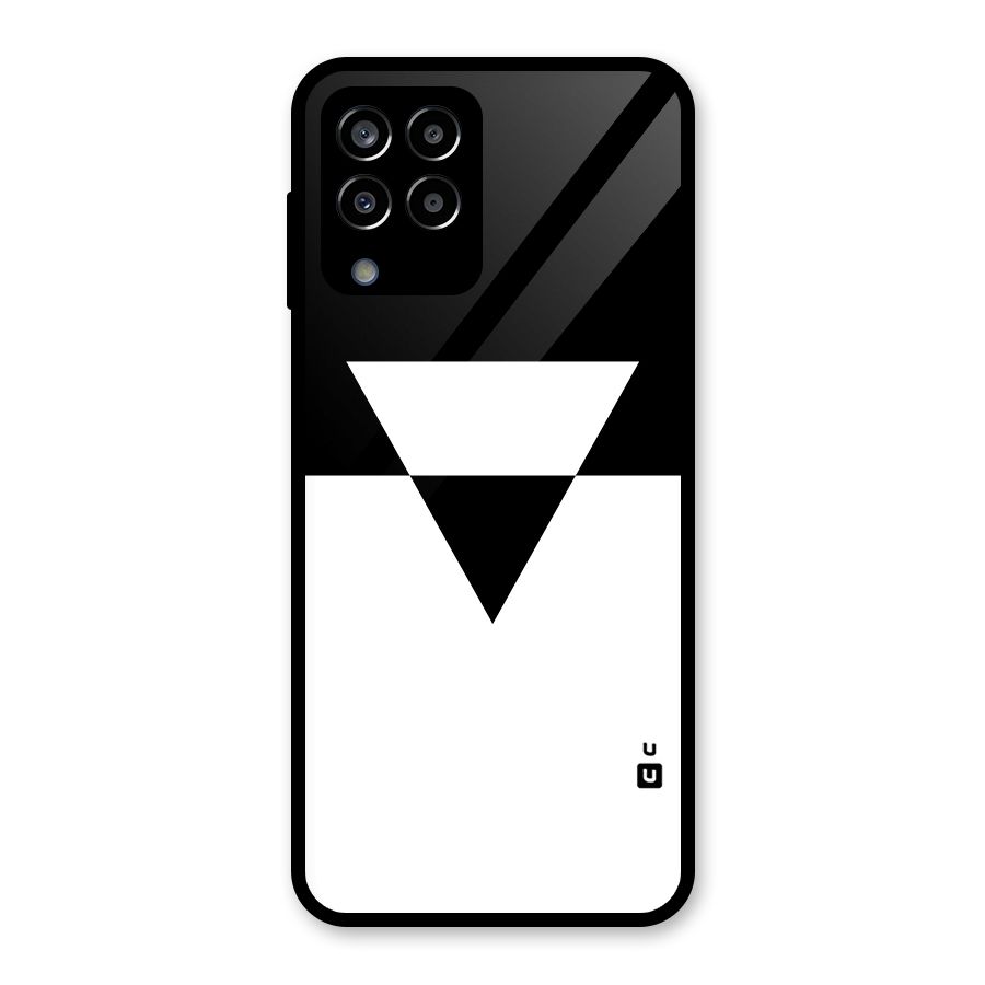 Minimal Triangle Glass Back Case for Galaxy M33