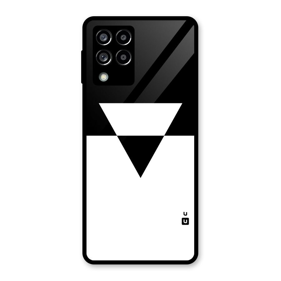 Minimal Triangle Glass Back Case for Galaxy M53 5G