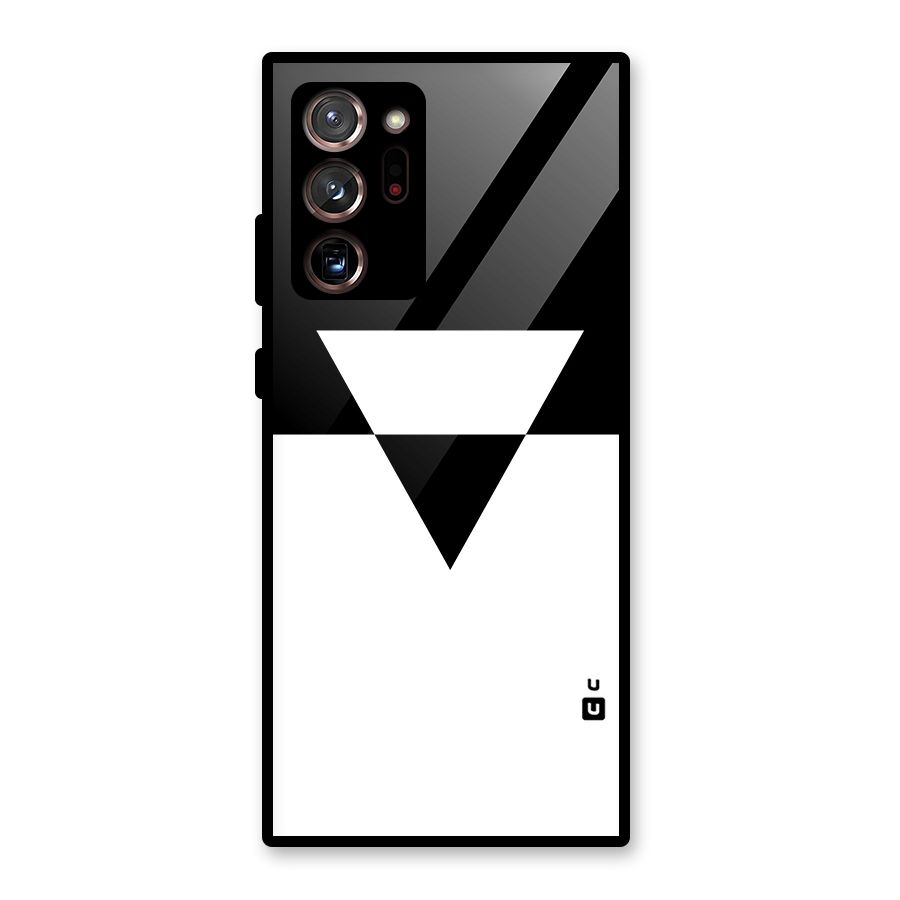 Minimal Triangle Glass Back Case for Galaxy Note 20 Ultra 5G
