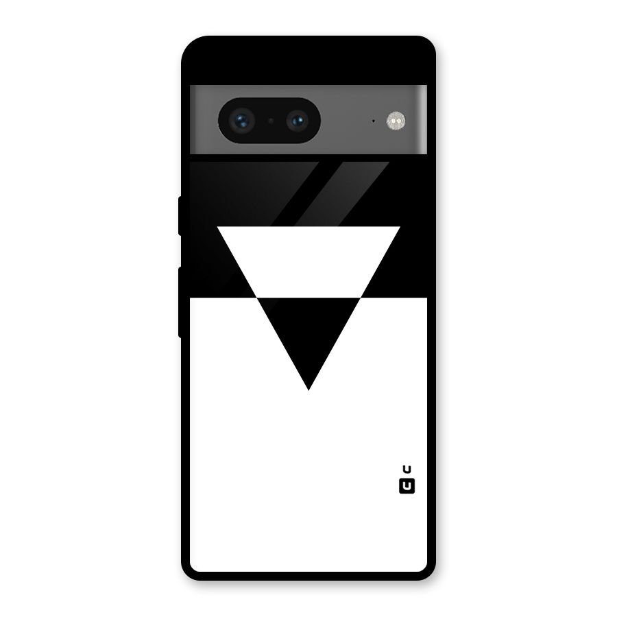 Minimal Triangle Glass Back Case for Google Pixel 7