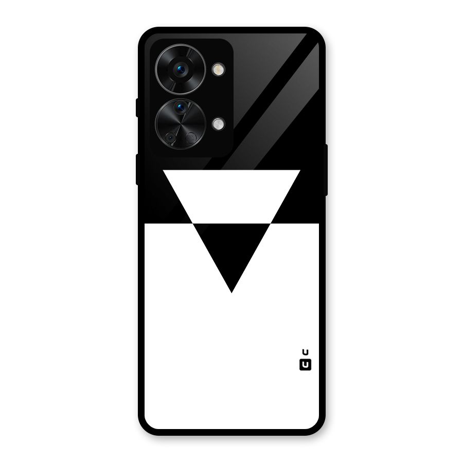 Minimal Triangle Glass Back Case for OnePlus Nord 2T