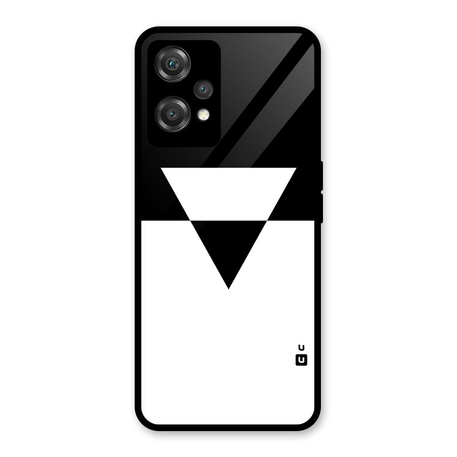 Minimal Triangle Glass Back Case for OnePlus Nord CE 2 Lite 5G