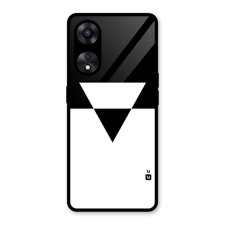 Minimal Triangle Glass Back Case for Oppo A78