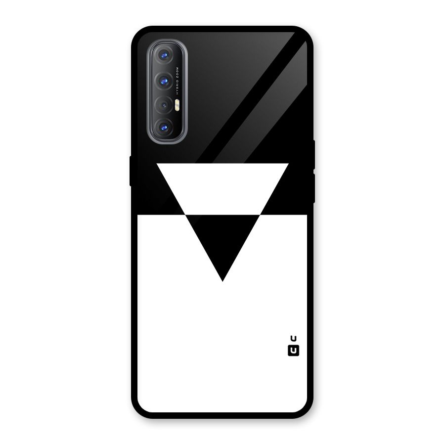 Minimal Triangle Glass Back Case for Oppo Reno3 Pro