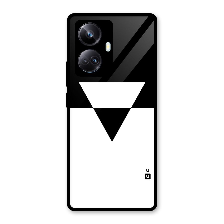 Minimal Triangle Glass Back Case for Realme 10 Pro Plus