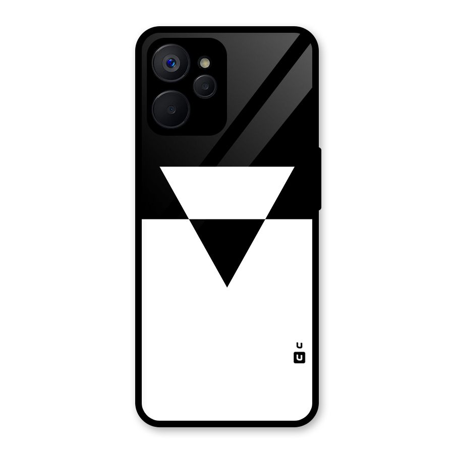 Minimal Triangle Glass Back Case for Realme 9i 5G
