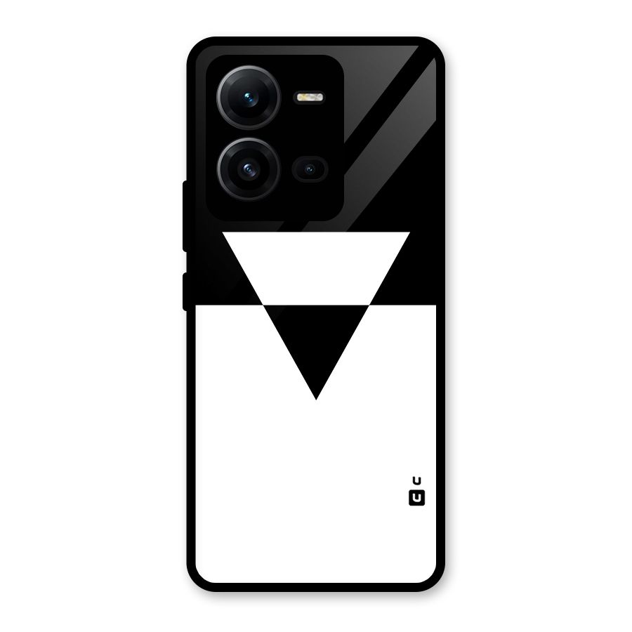 Minimal Triangle Glass Back Case for Vivo V25