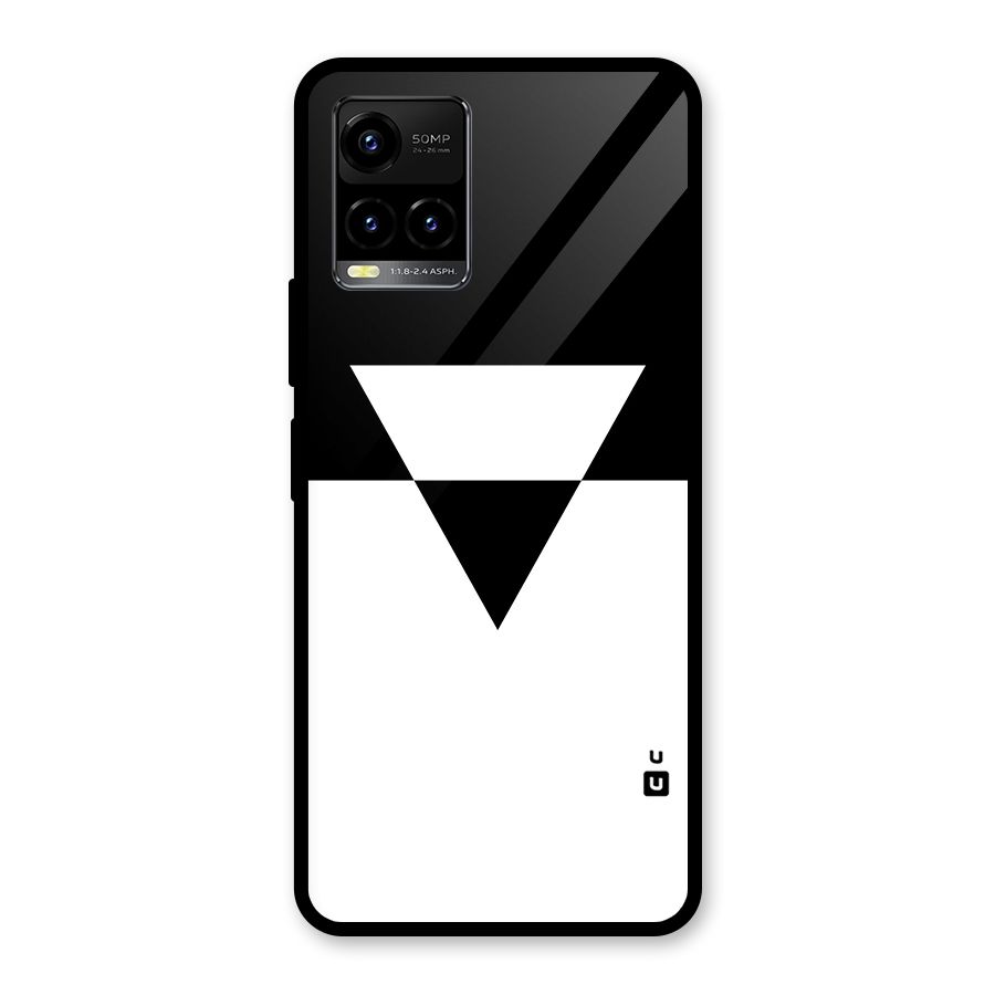 Minimal Triangle Glass Back Case for Vivo Y21T