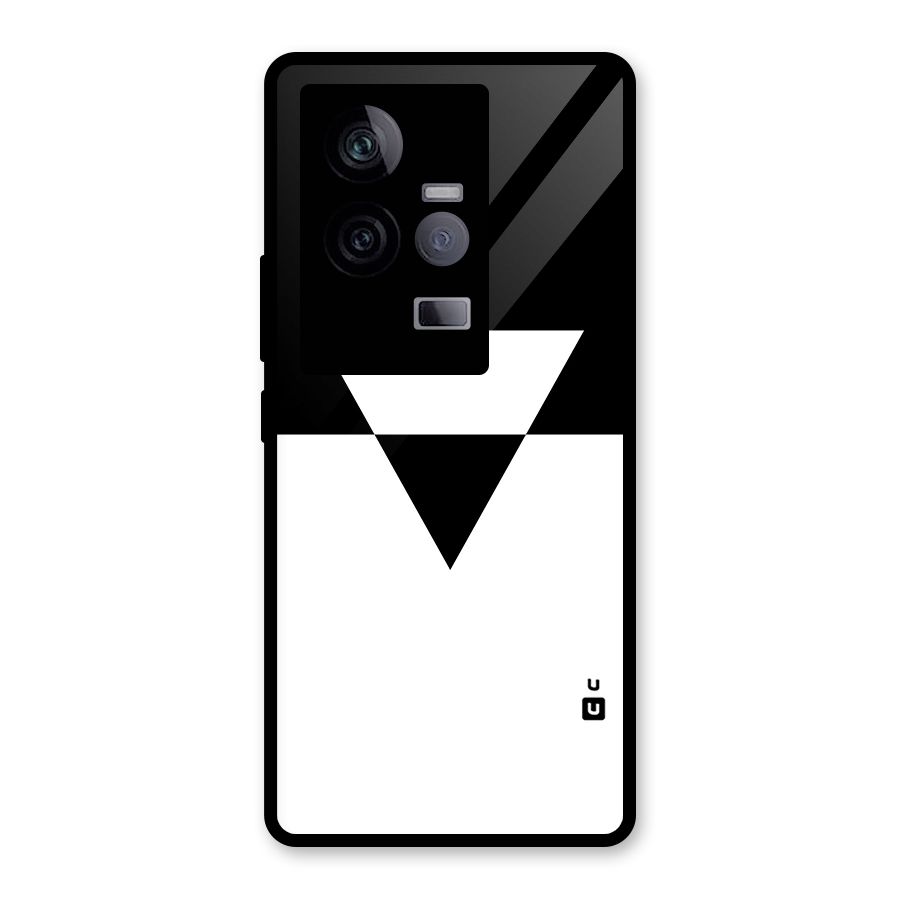 Minimal Triangle Glass Back Case for Vivo iQOO 11 5G