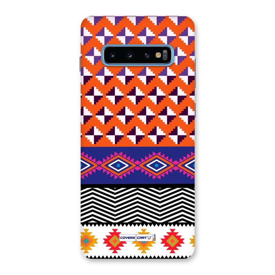 Mixed Pattern Aztec Back Case for Galaxy S10 Plus