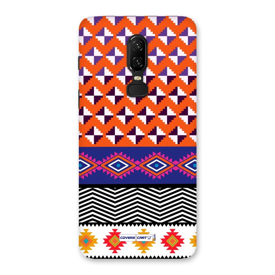 Mixed Pattern Aztec Back Case for OnePlus 6