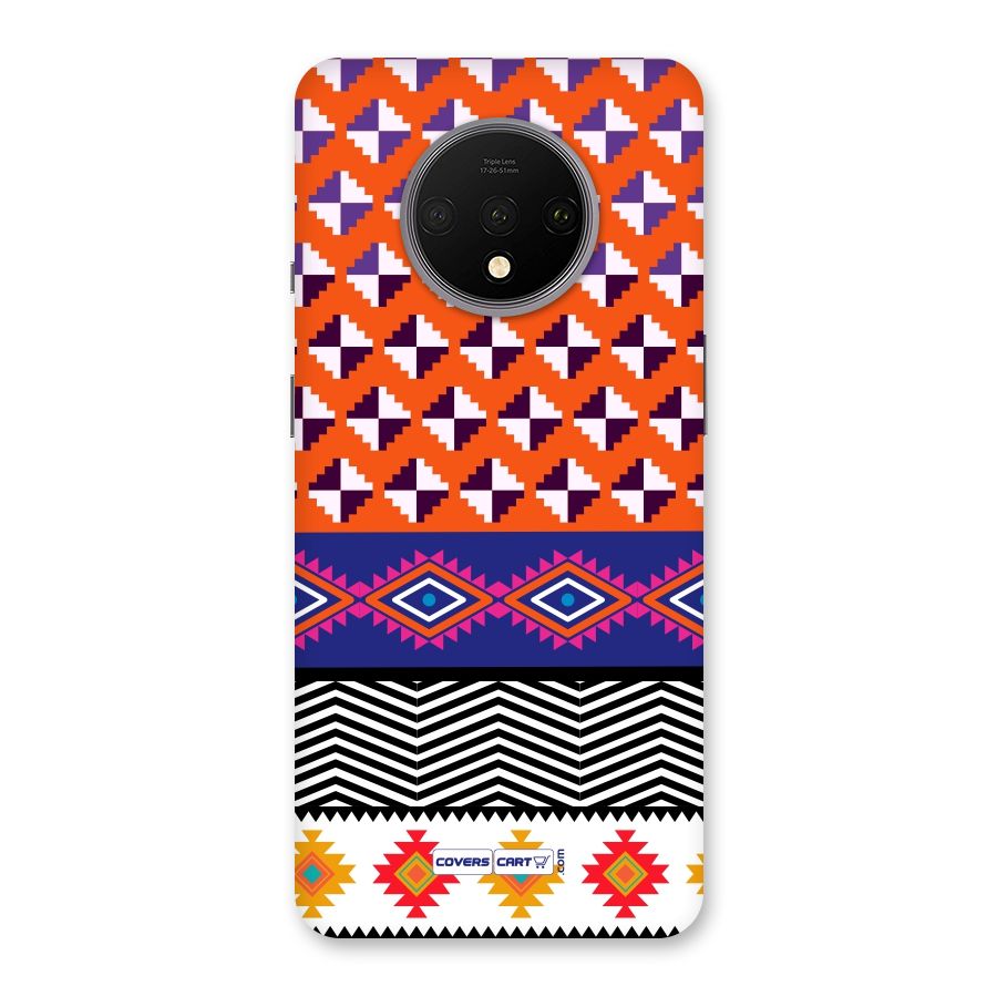 Mixed Pattern Aztec Back Case for OnePlus 7T