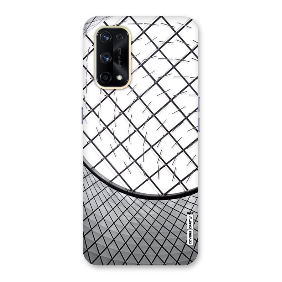 Modern Abstract Pattern Glass Back Case for Realme X7 Pro