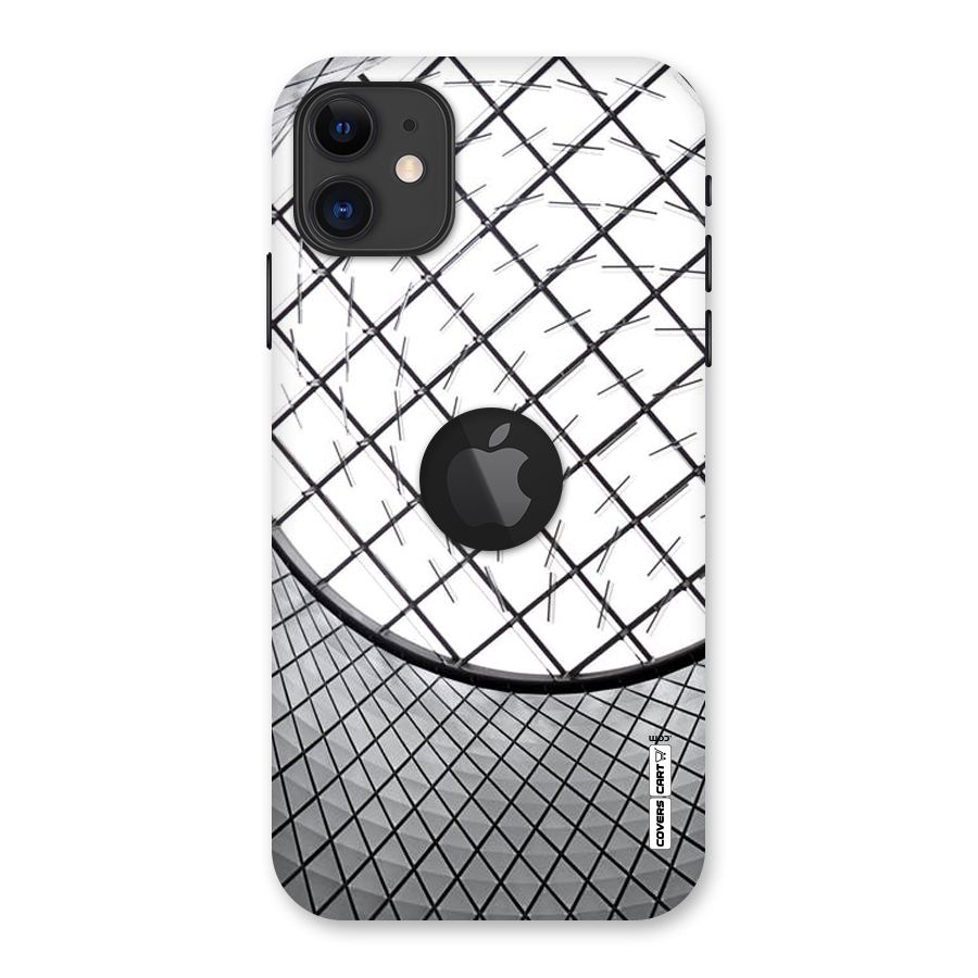 Modern Abstract Pattern Back Case for iPhone 11 Logo Cut