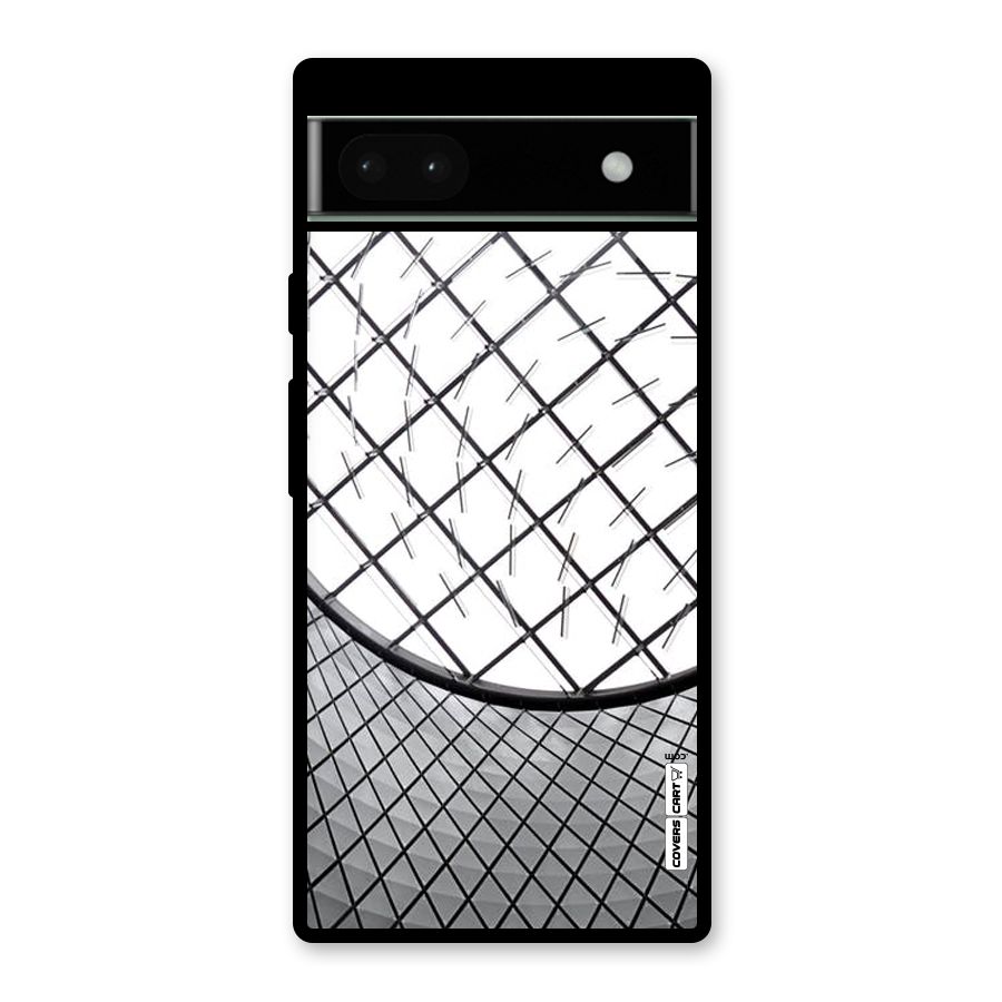 Modern Abstract Pattern Glass Back Case for Google Pixel 6a