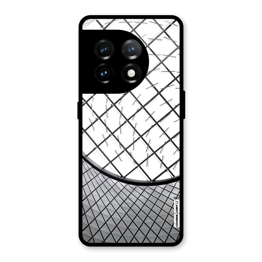 Modern Abstract Pattern Glass Back Case for OnePlus 11