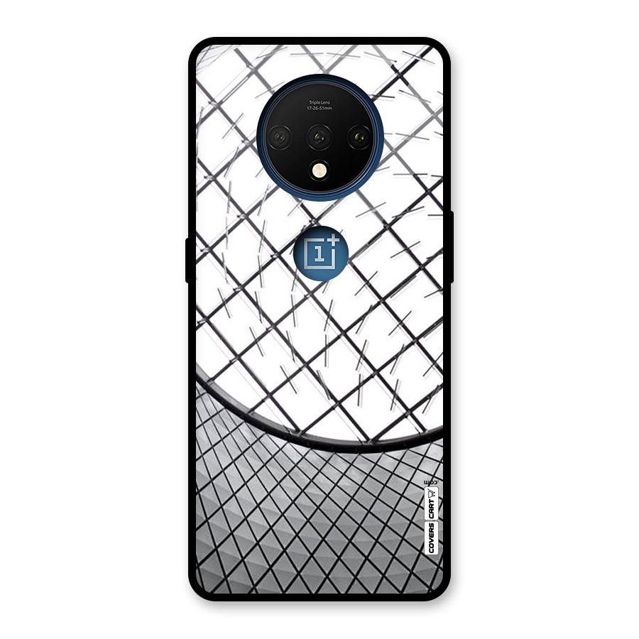 Modern Abstract Pattern Glass Back Case for OnePlus 7T