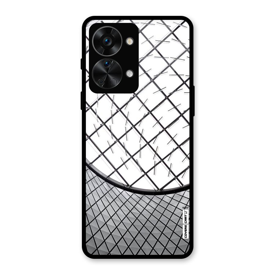Modern Abstract Pattern Glass Back Case for OnePlus Nord 2T