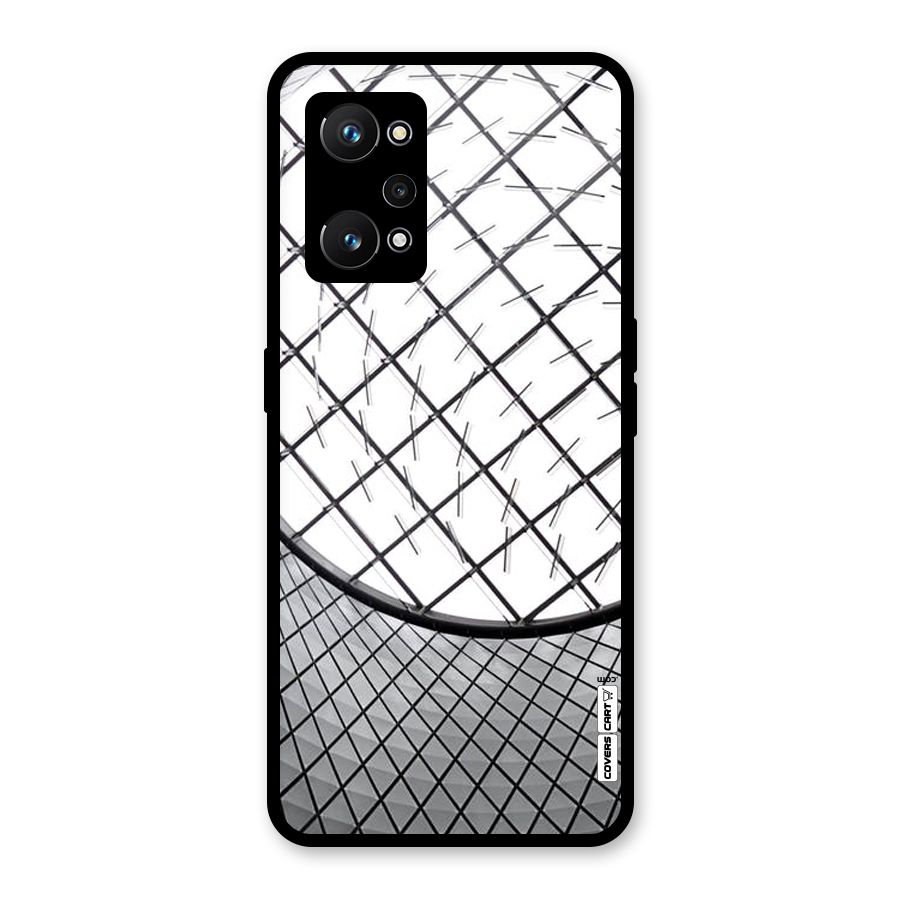 Modern Abstract Pattern Glass Back Case for Realme GT Neo 3T