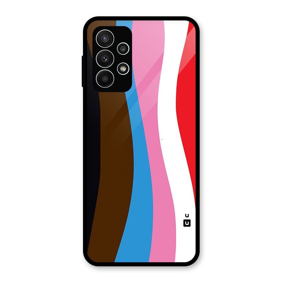Modern Curves Glass Back Case for Galaxy A23
