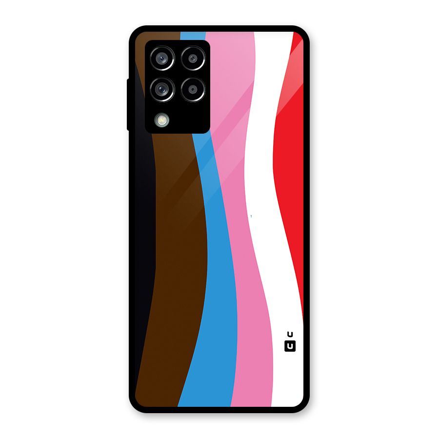 Modern Curves Glass Back Case for Galaxy M53 5G