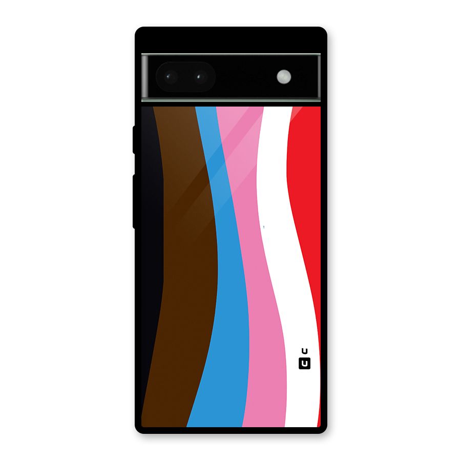Modern Curves Glass Back Case for Google Pixel 6a