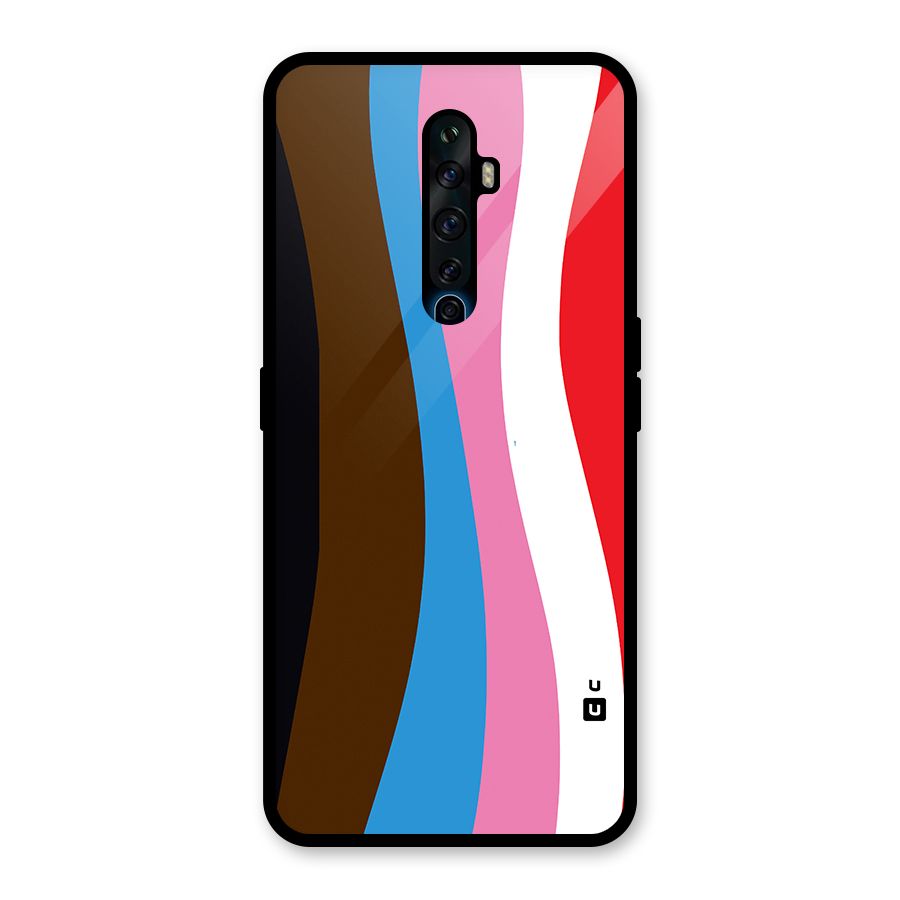 Modern Curves Glass Back Case for Oppo Reno2 F
