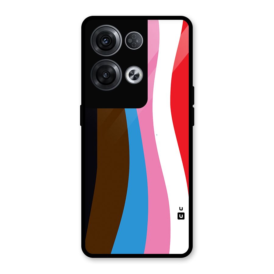 Modern Curves Glass Back Case for Oppo Reno8 Pro 5G