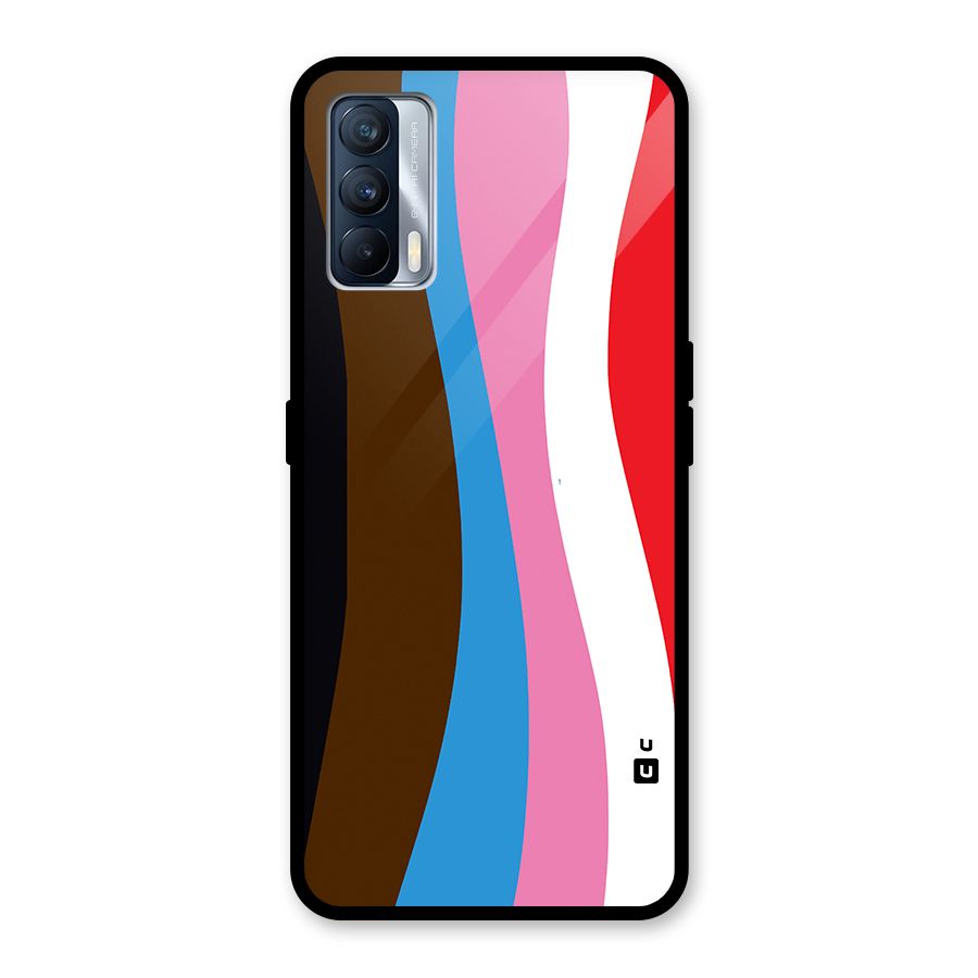 Modern Curves Glass Back Case for Realme X7