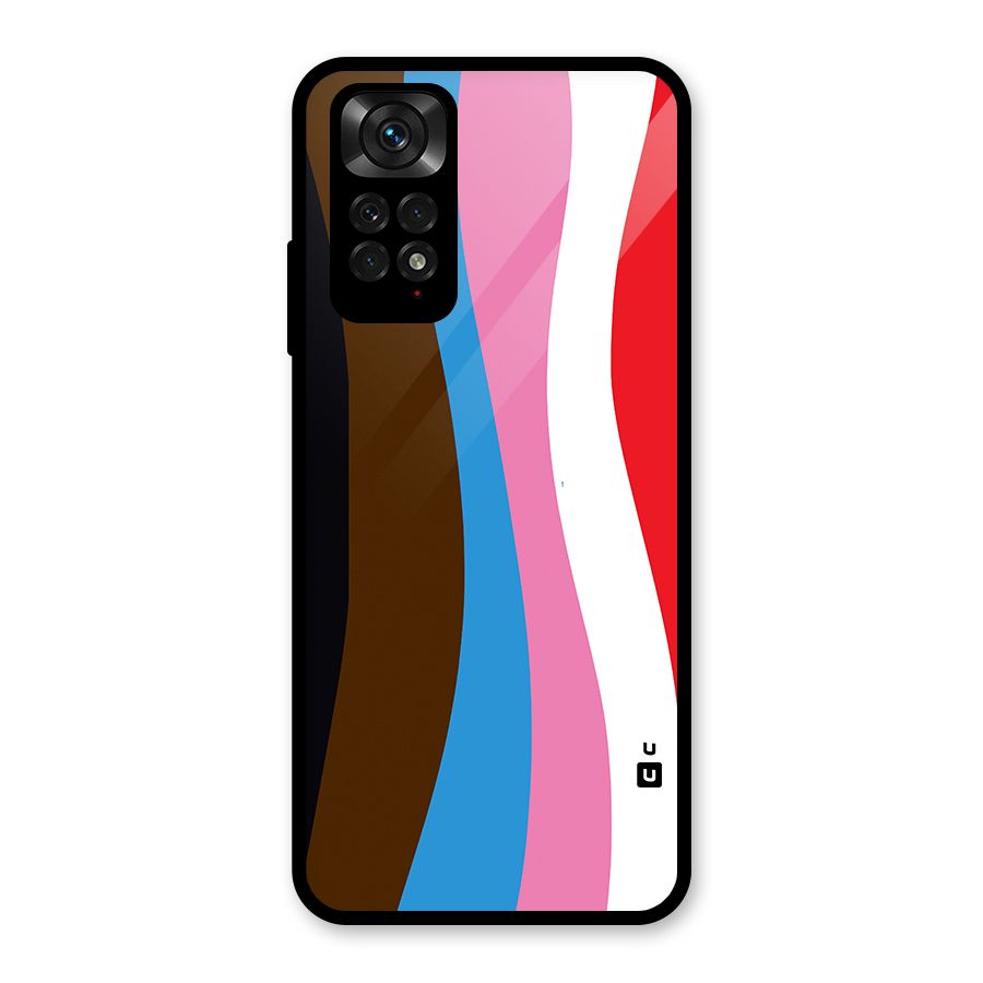 Modern Curves Glass Back Case for Redmi Note 11