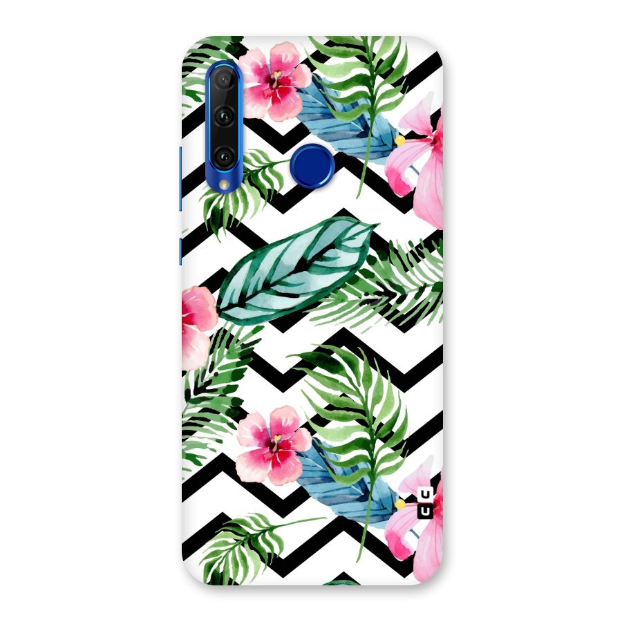 Modern Flowers Back Case for Honor 20i