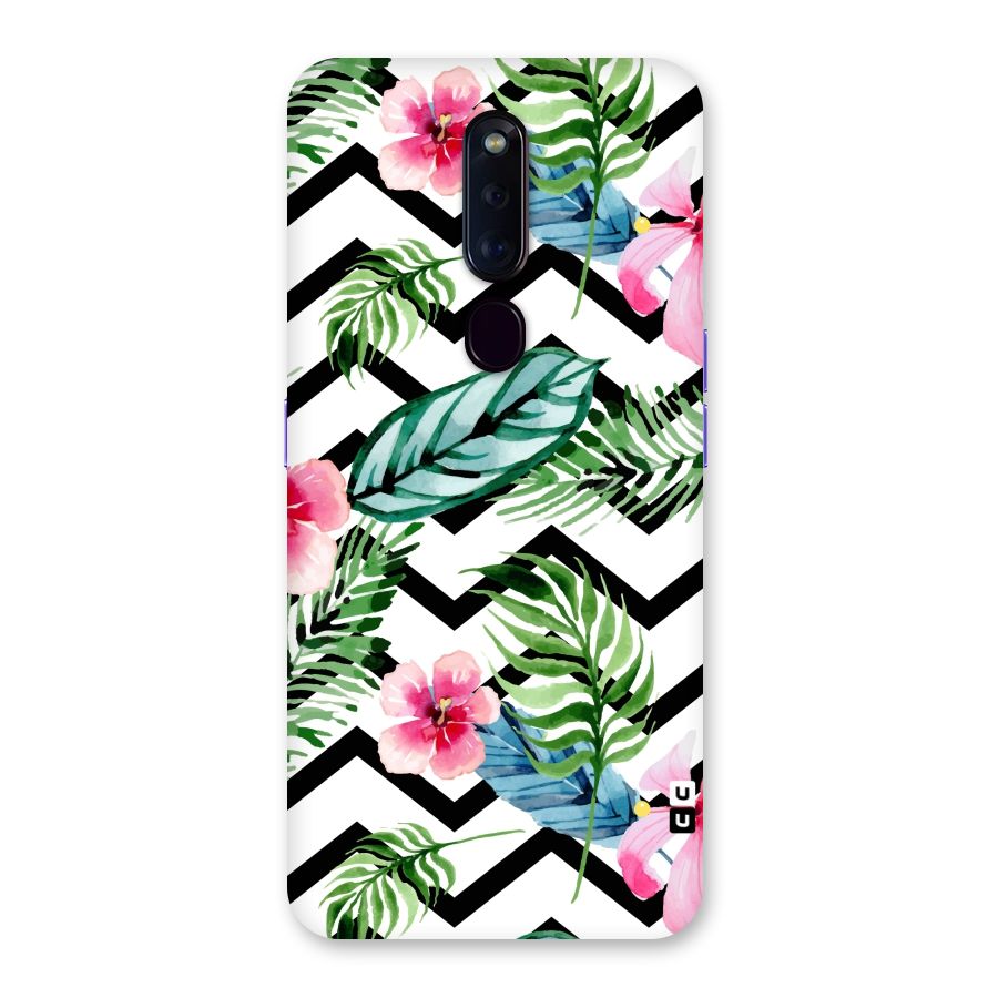 Modern Flowers Back Case for Oppo F11 Pro
