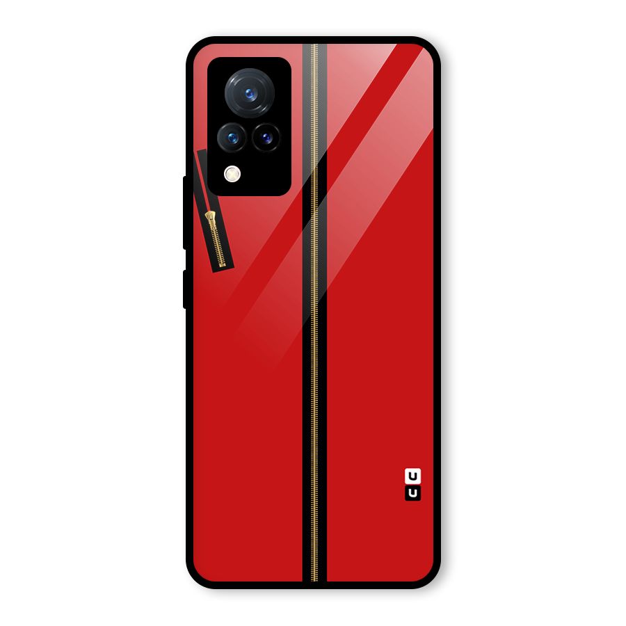 Money Heist Dress Code Minimalist Glass Back Case for Vivo V21 5G