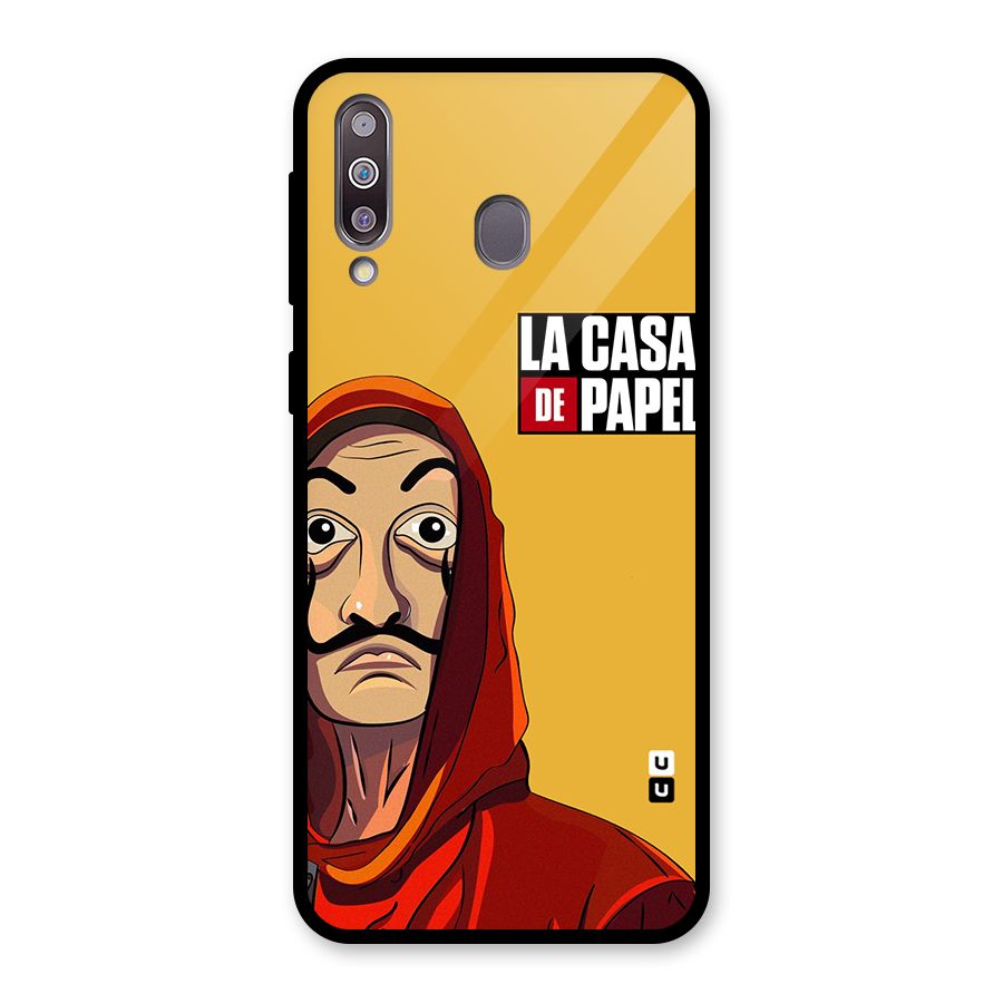 Money Heist La Casa De Papel Glass Back Case for Galaxy M30