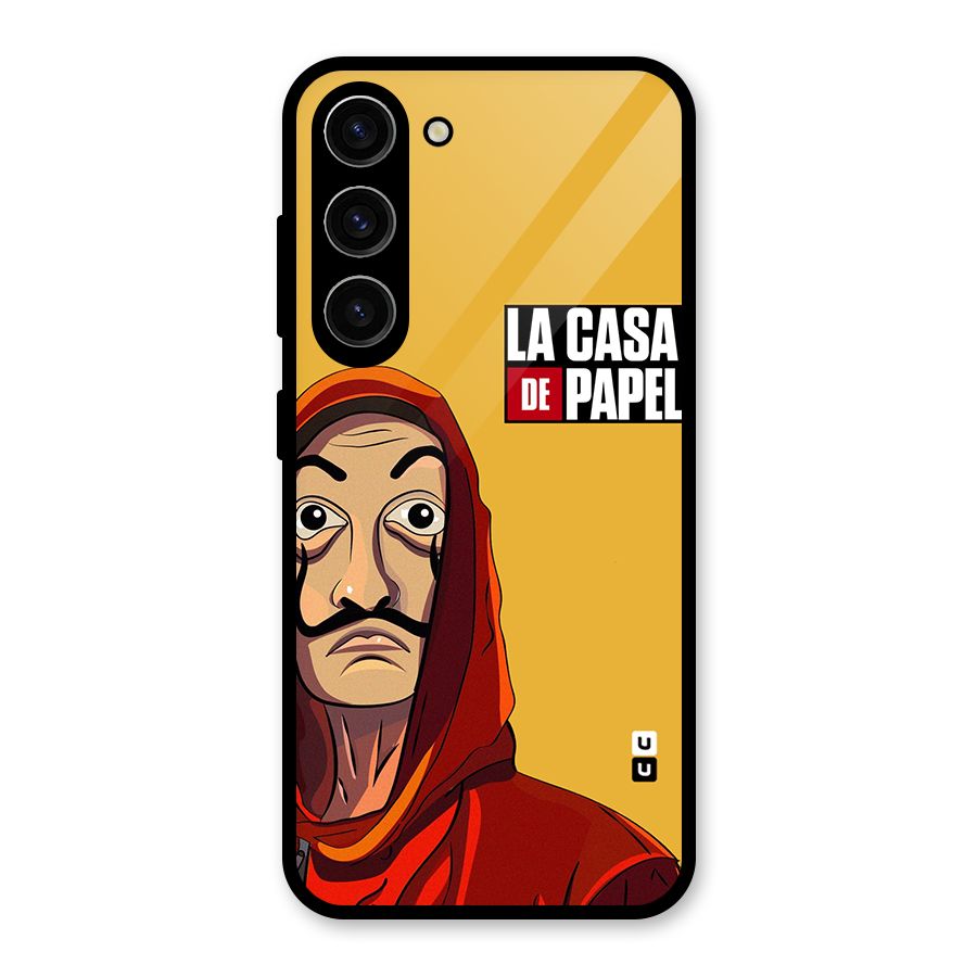 Money Heist La Casa De Papel Glass Back Case for Galaxy S23