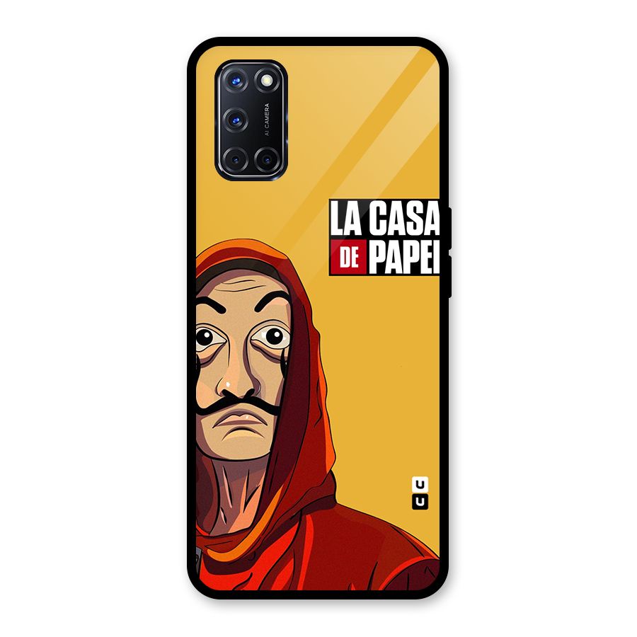 Money Heist La Casa De Papel Glass Back Case for Oppo A52