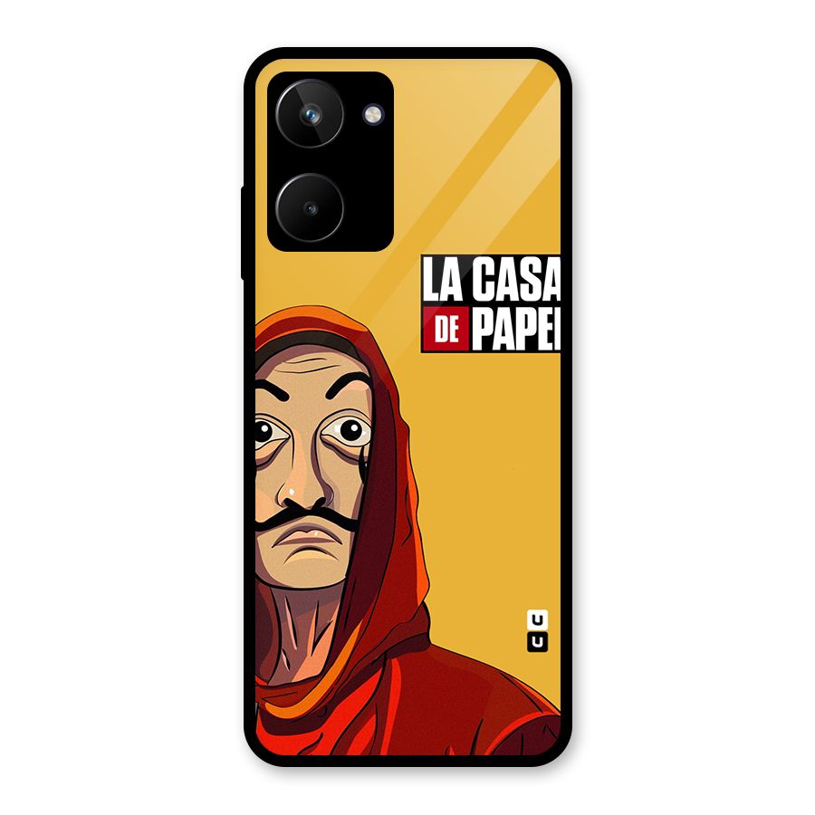 Money Heist La Casa De Papel Glass Back Case for Realme 10