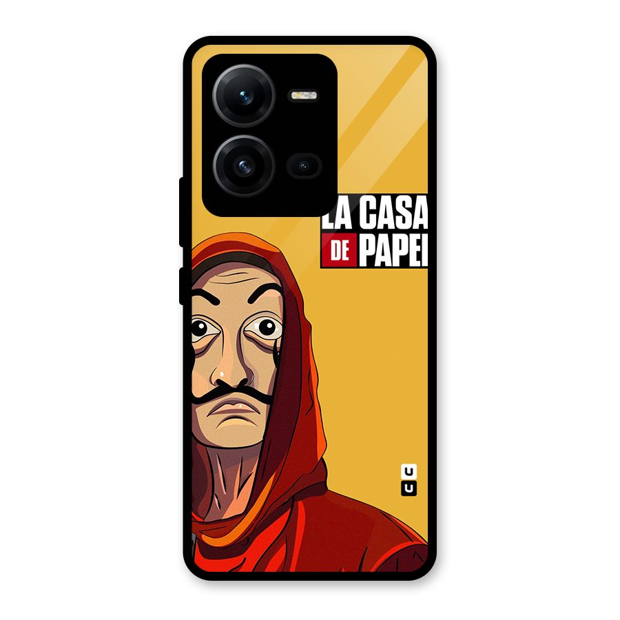 Money Heist La Casa De Papel Glass Back Case for Vivo V25