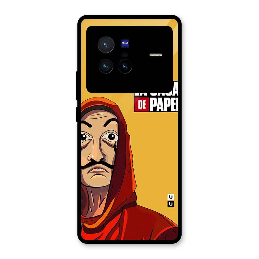 Money Heist La Casa De Papel Glass Back Case for Vivo X80