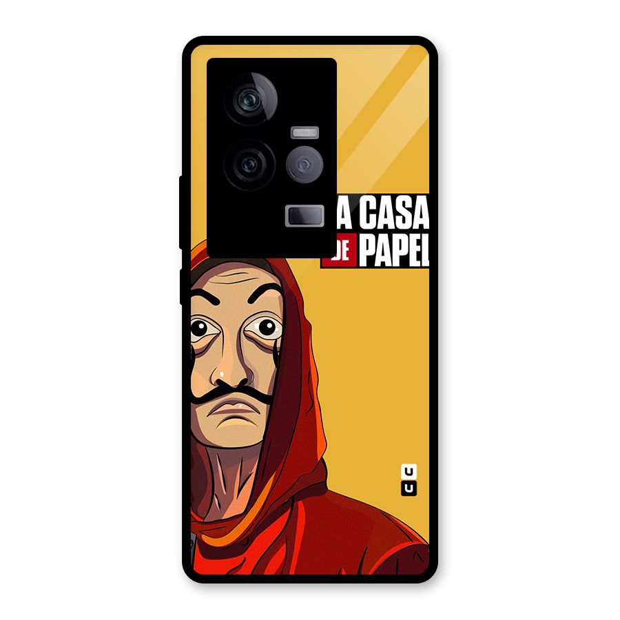 Money Heist La Casa De Papel Glass Back Case for Vivo iQOO 11 5G