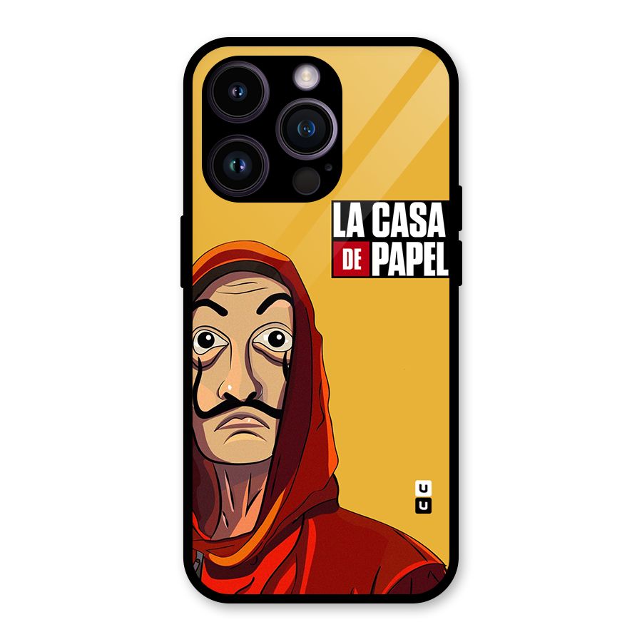 Money Heist La Casa De Papel Glass Back Case for iPhone 14 Pro