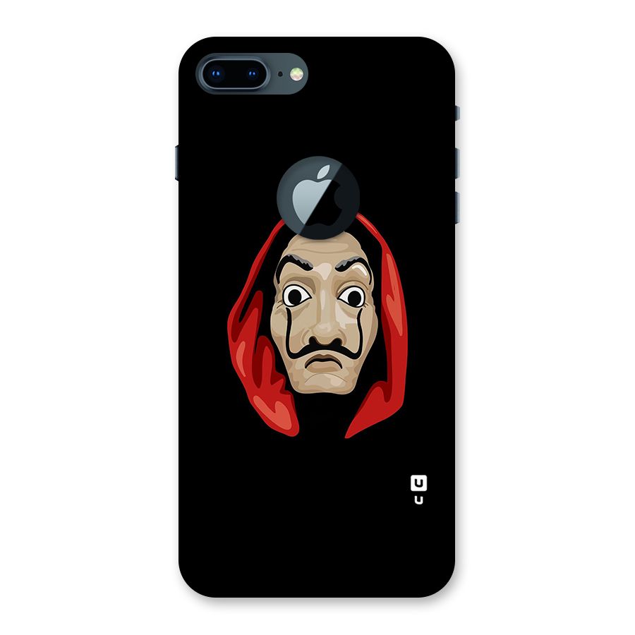 Money Heist Mask Back Case for iPhone 7 Plus Logo Cut