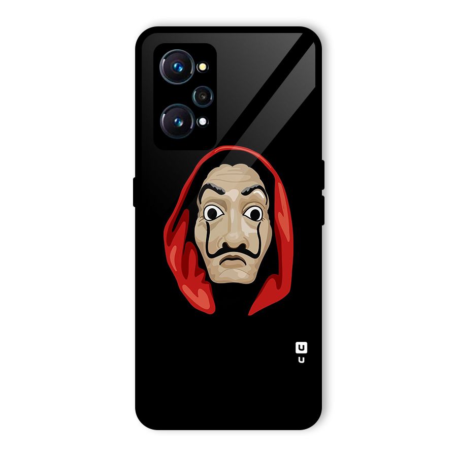 Money Heist Mask Glass Back Case for Realme GT Neo2