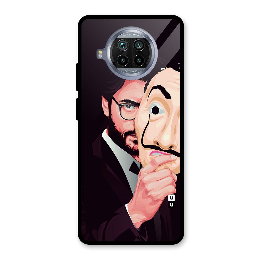 Money Heist Professor Art Glass Back Case for Mi 10i