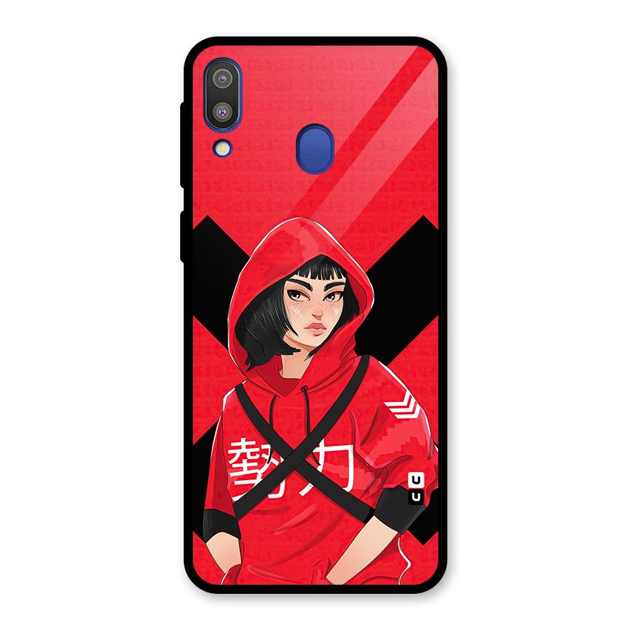 Money Heist Tokyo Digital Art Glass Back Case for Galaxy M20