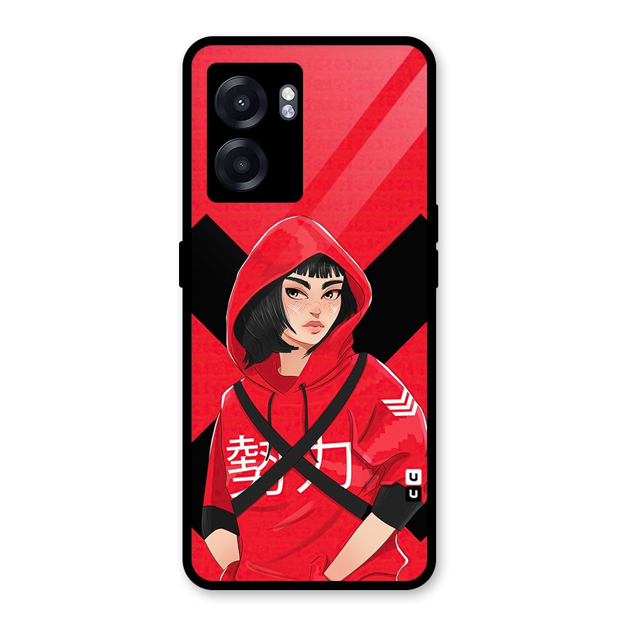 Money Heist Tokyo Digital Art Glass Back Case for Oppo K10 (5G)