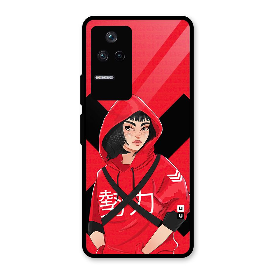 Money Heist Tokyo Digital Art Glass Back Case for Poco F4 5G
