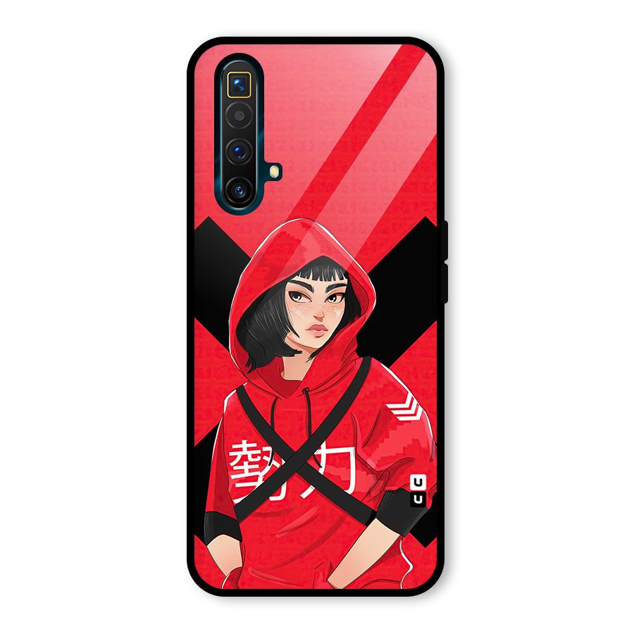 Money Heist Tokyo Digital Art Glass Back Case for Realme X3