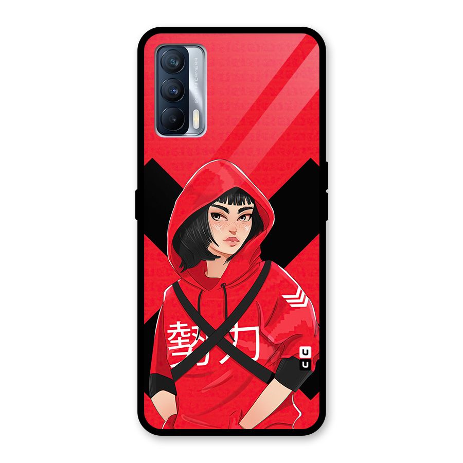 Money Heist Tokyo Digital Art Glass Back Case for Realme X7