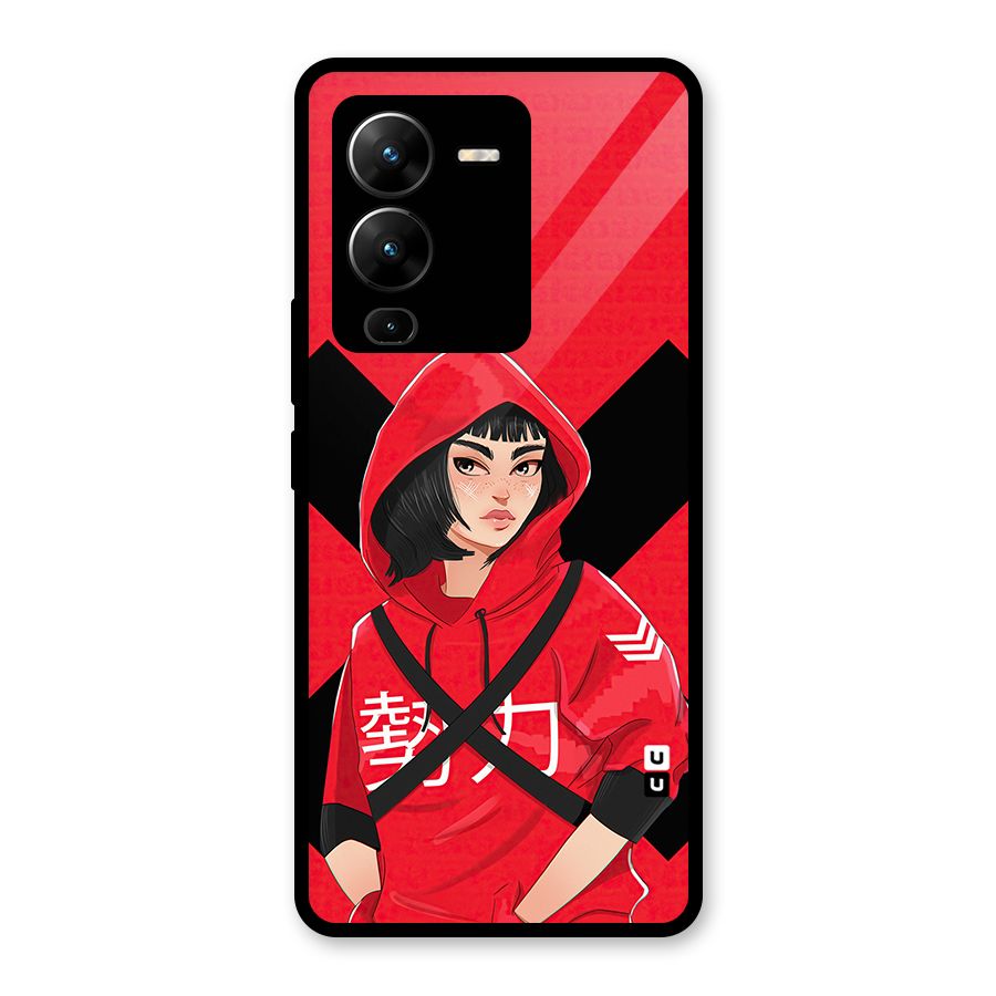 Money Heist Tokyo Digital Art Glass Back Case for Vivo V25 Pro